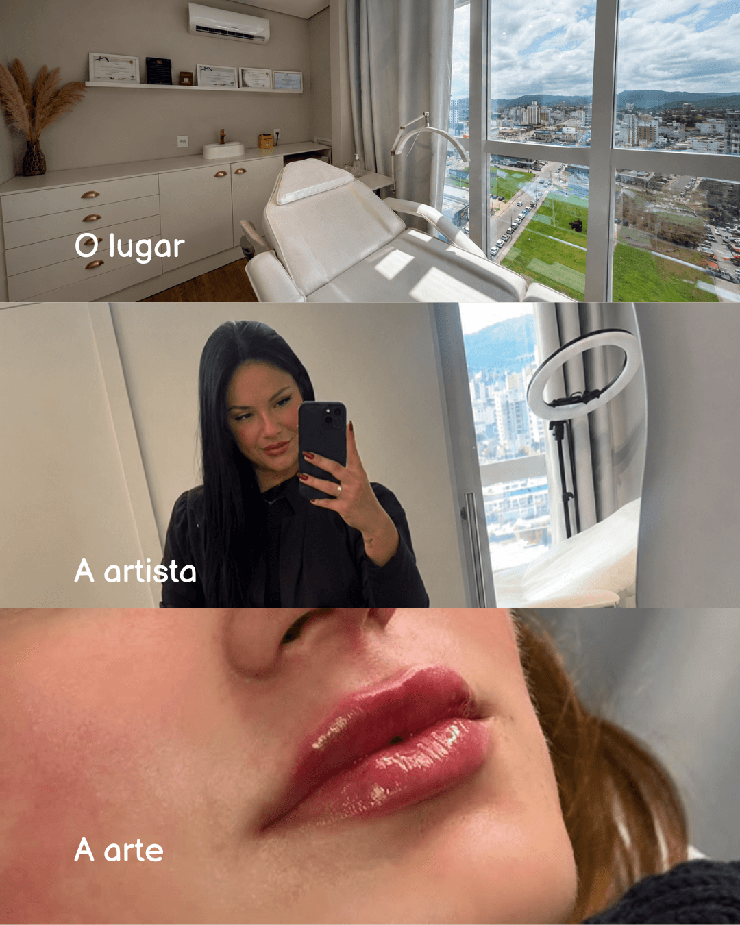 Conteúdo o lugar, a artista e a arte
